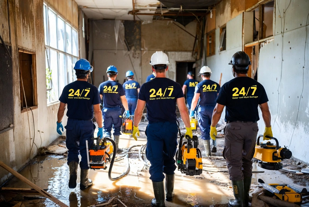 We are 24/7 Water and Mold Damage Emergency Response Team