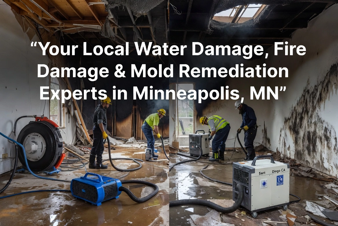 Your Local Water Damage, Fire Damage & Mold Remediation Experts in Minneapolis, MN