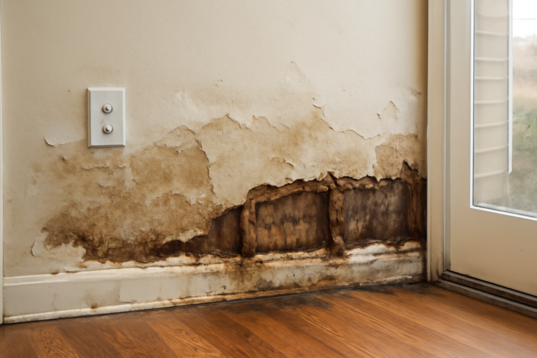 Behind Wall Water Damage Restoration