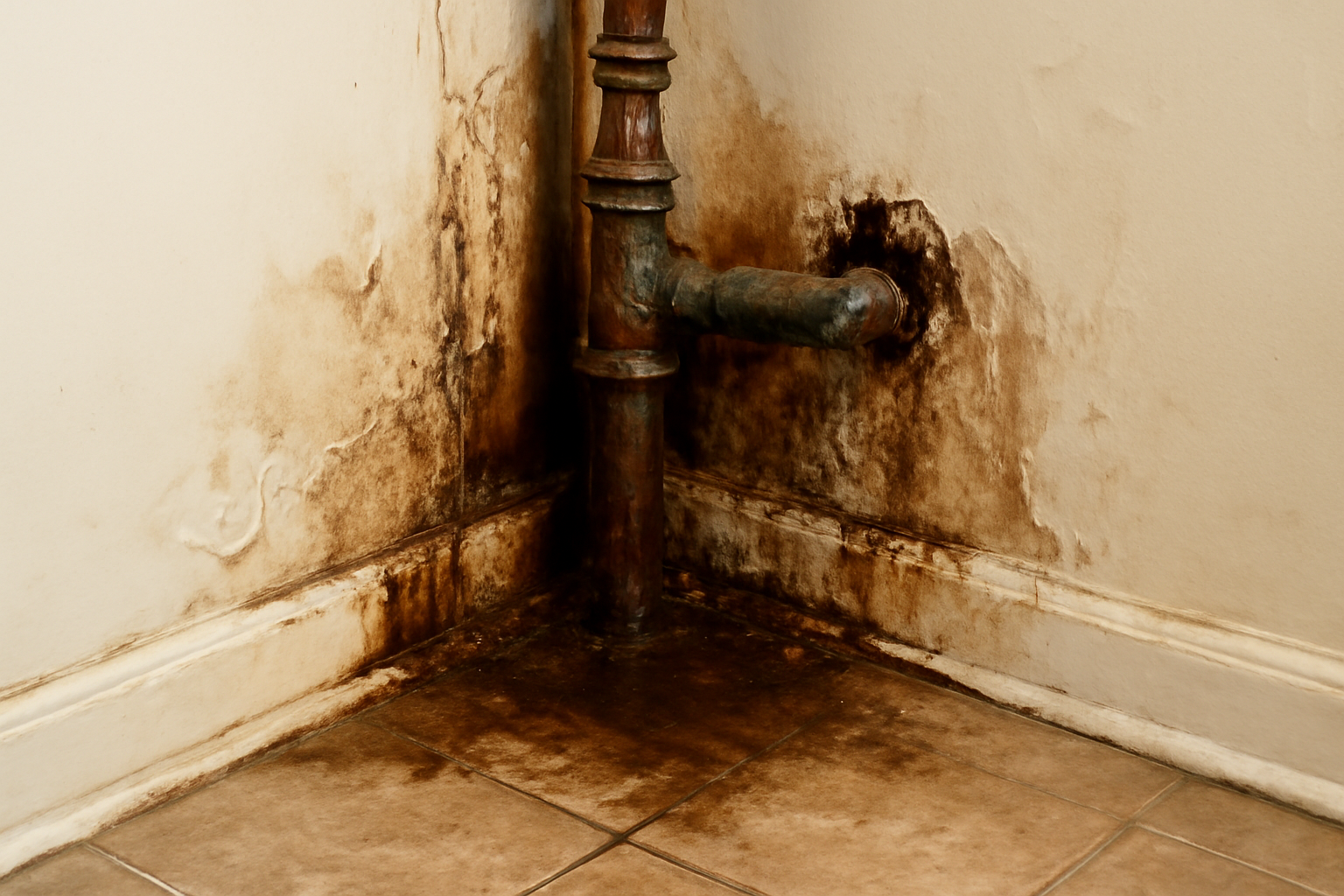 Corroded Pipe Water Damage Restoration in Faribault, MN