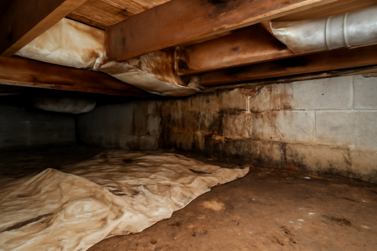 Crawl Space Water Damage Repair
