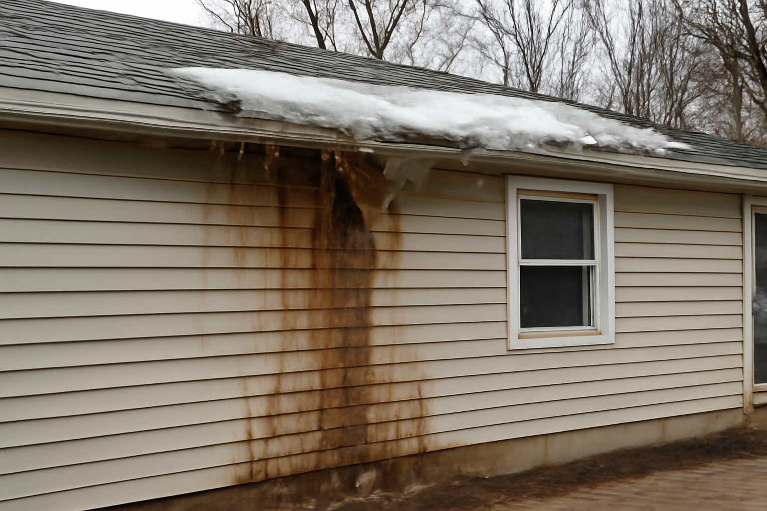 Ice Dam Water Damage Restoration in Medina, MN