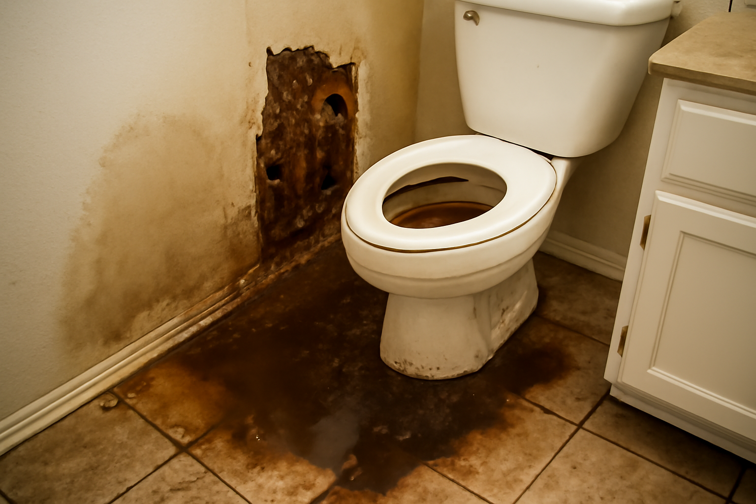 Toilet Overflow Cleanup in East Bethel, MN